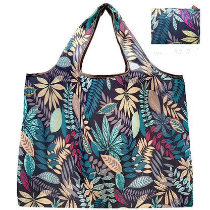 Eco-Friendly Reusable Shopping Bag - Durable Floral Tote for Groceries