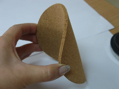 Eco-Friendly Natural Cork Round Coasters - Bulk Pack of 24