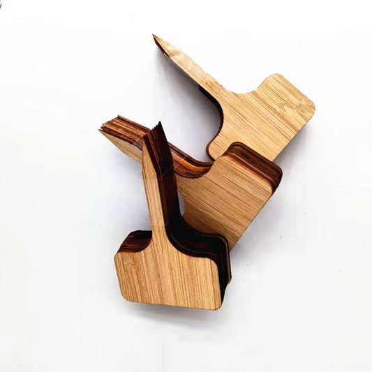 Geometric Wooden Hooks for Eco-Friendly Home Organization