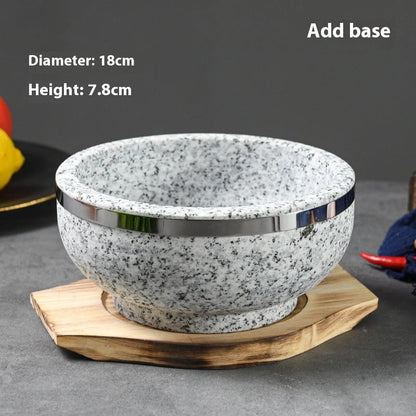 Eco-Friendly Natural Stone Bowl for Kitchen & Bathroom