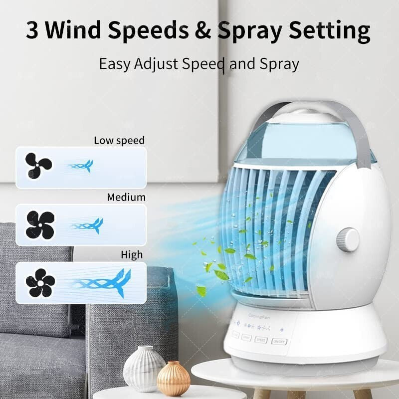 Portable USB-Powered Air Cooler for Energy-Efficient Cooling