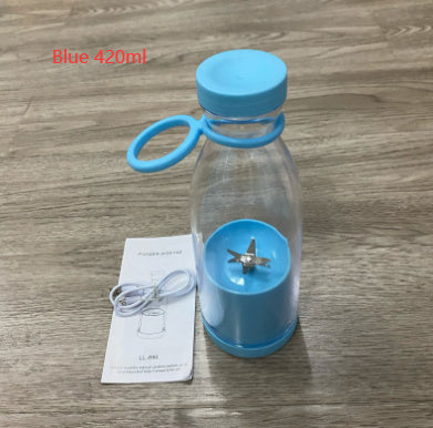 Eco-Friendly Reusable Pink Juice Bottle with Handle