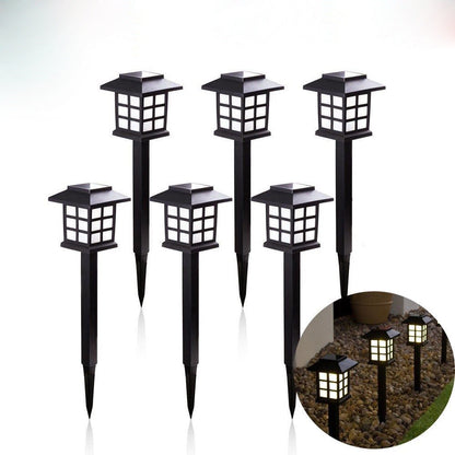 Solar-Powered Lantern-Style Garden Light - Eco-Friendly Outdoor Lighting