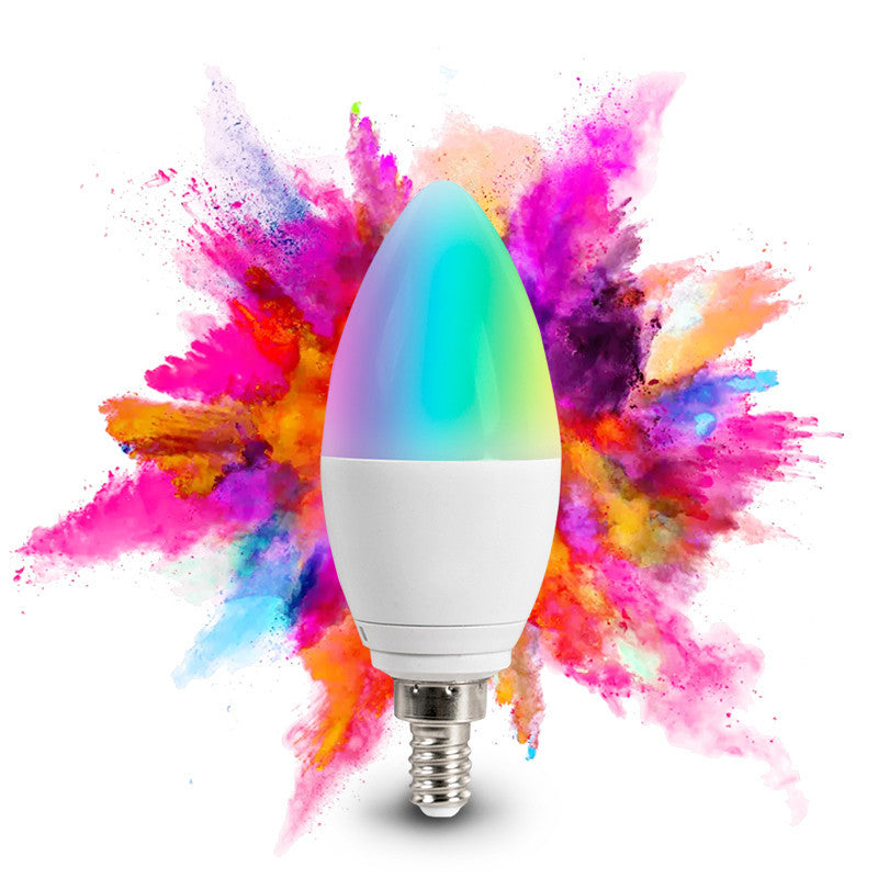 Multicolor Teardrop LED Light Bulb - Energy-Efficient, Customizable Lighting