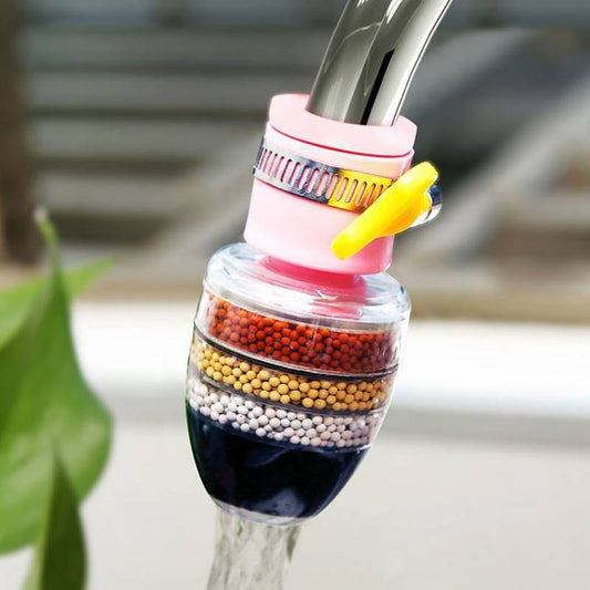 Transparent Faucet Water Filter with Mineral Filtration