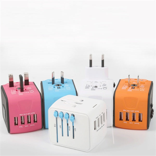 Universal Travel Adapter Cube - Multi-Region, Eco-Friendly, Durable