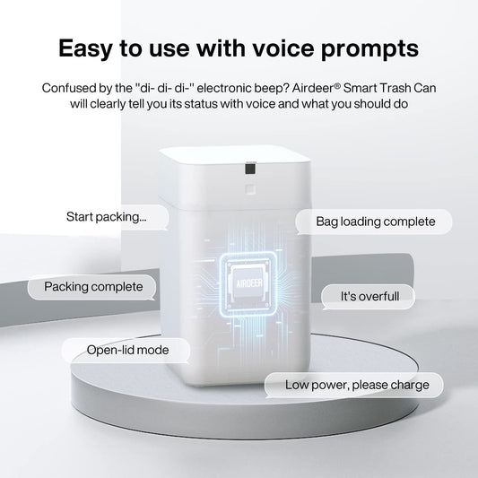 Smart Eco-Friendly Trash Can with Waste-Reducing Technology