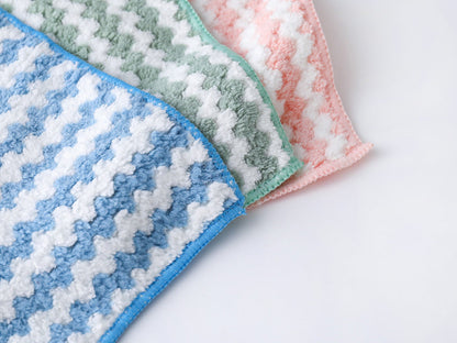 Eco-Friendly Reusable Cleaning Cloths - Sustainable, Multi-Color, Biodegradable