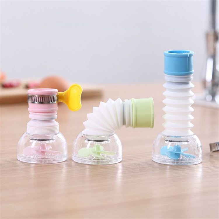 Eco-Friendly Water-Saving Showerhead Attachment - Blue, White, Yellow