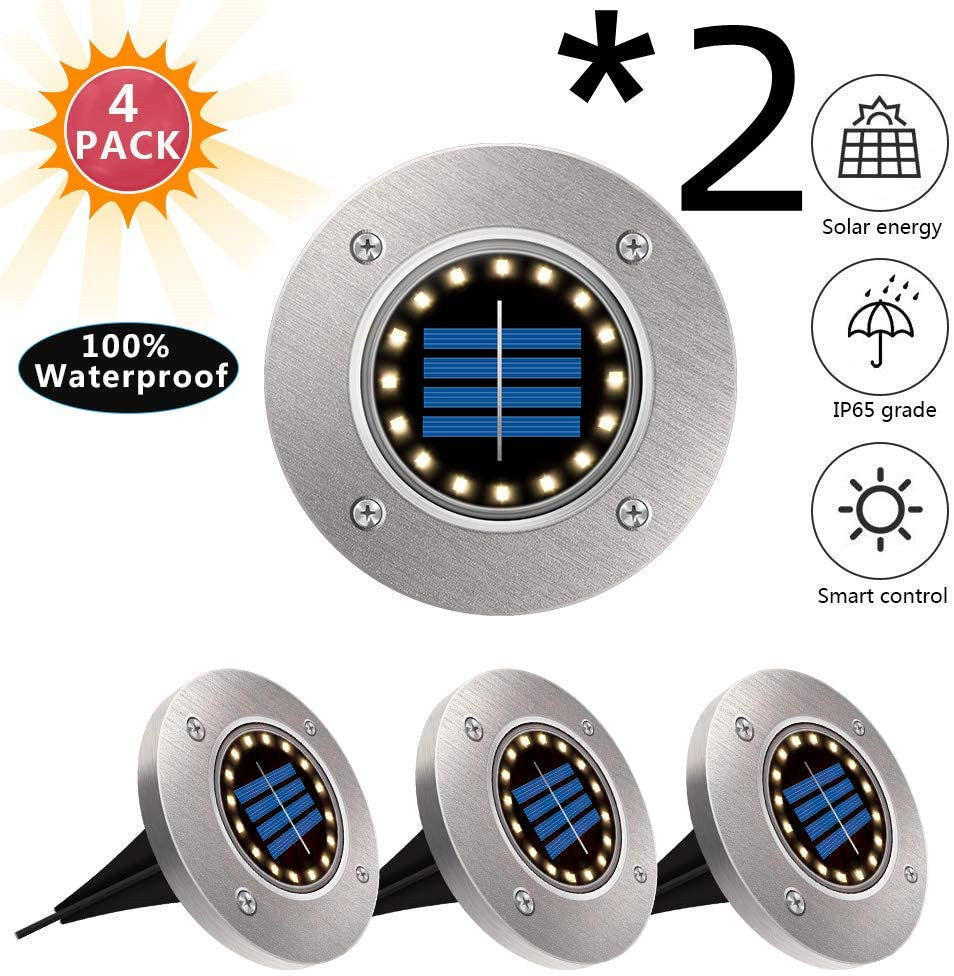 Solar-Powered Ground Lights for Eco-Friendly Outdoor Illumination