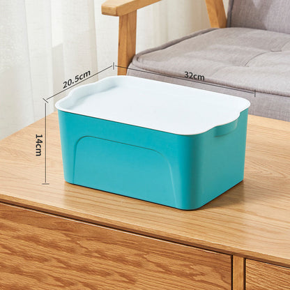 Stackable Rectangular Storage Bins - Space-Saving, Durable, Multi-Use