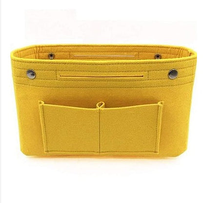 Eco-Friendly Yellow Organizer Insert for Bags