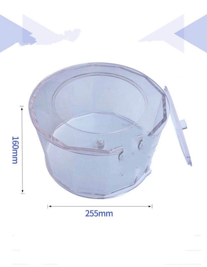 Magnetic Glass Storage Container with Airtight Silicone Lid