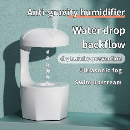 Silent White Humidifier with Energy-Efficient 8-Hour Operation