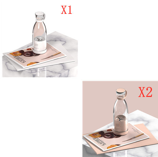 Eco-Friendly Reusable Pink Juice Bottle with Handle
