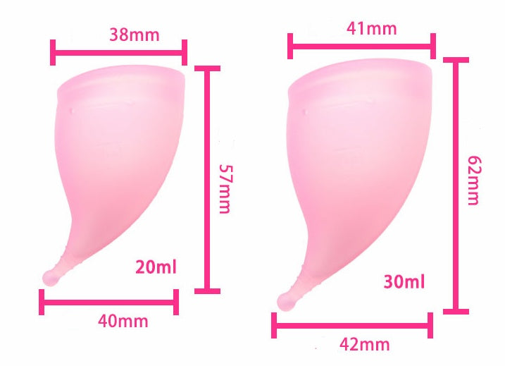 Eco-Friendly Reusable Menstrual Cup - Medical-Grade Silicone, Zero-Waste