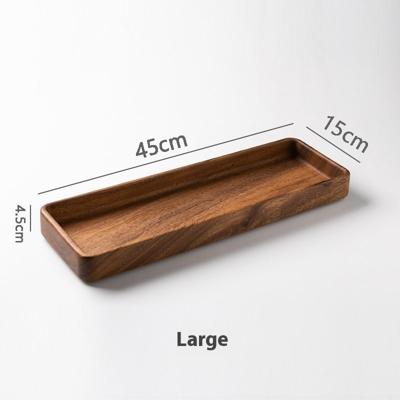 Eco-Friendly Rectangular Wooden Trays - Sustainable Home Décor