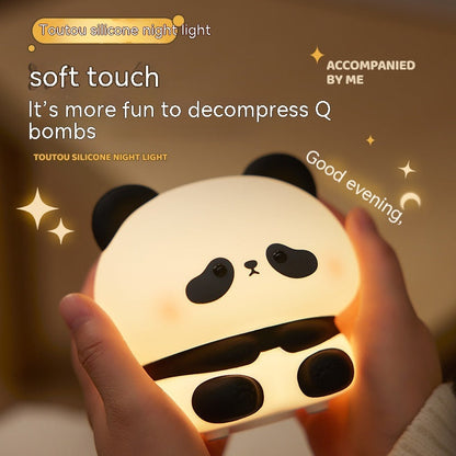 Eco-Friendly Panda Night Light - Portable LED for Kids
