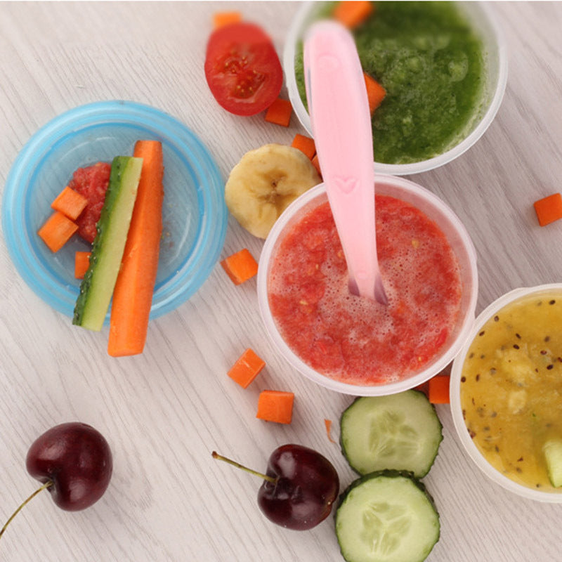 Eco-Friendly Reusable Food Storage Containers - Clear Cylindrical BPA-Free