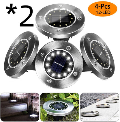 Solar-Powered Ground Lights for Eco-Friendly Outdoor Illumination