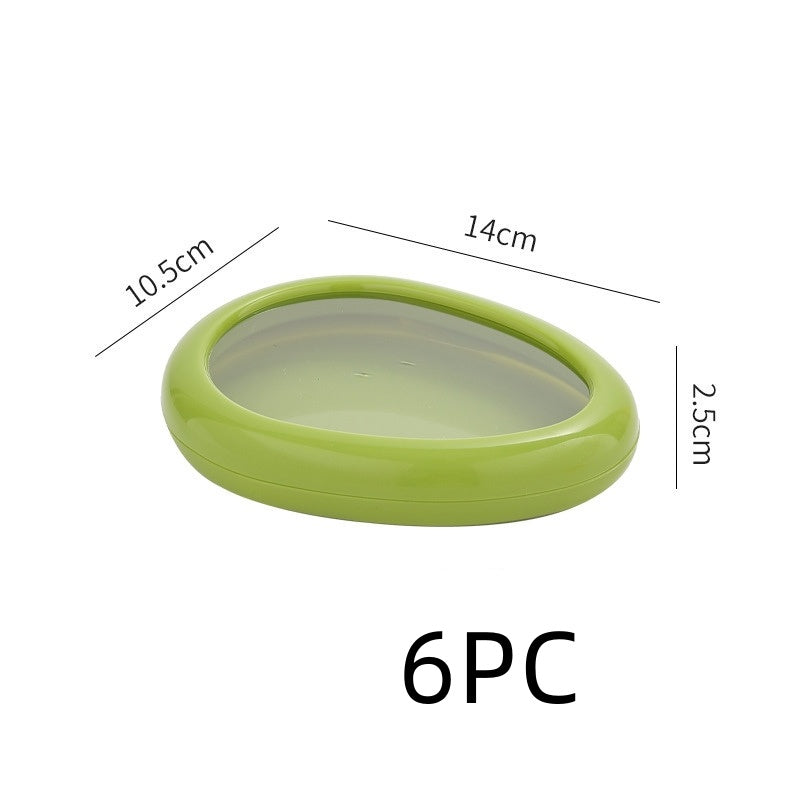 Eco-Friendly Silicone Food Savers - Reusable Circular Covers