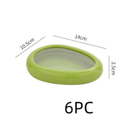 Eco-Friendly Silicone Food Savers - Reusable Circular Covers
