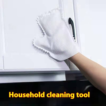 Bamboo Fiber Cleaning Gloves - Eco-Friendly, Reusable, Soft