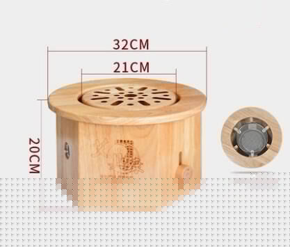 Natural Wooden Octagonal Foot Massager for Relaxation and Wellness