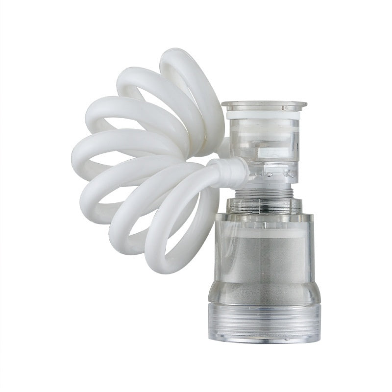 Water-Saving Telescopic Hose with Chrome Faucet Attachment