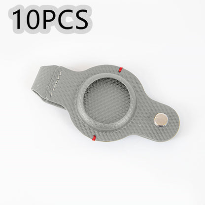 Durable Black AirTag Keychain Holder for Secure Tracking