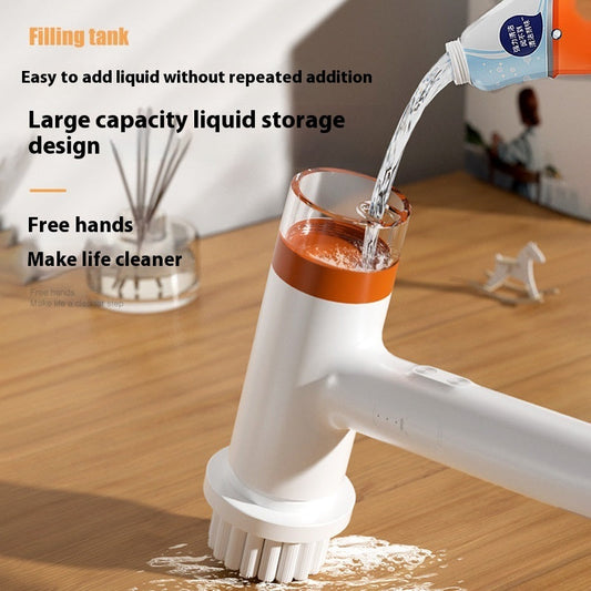 Automatic Soap Dispenser Cleaning Brush with Hands-Free Operation
