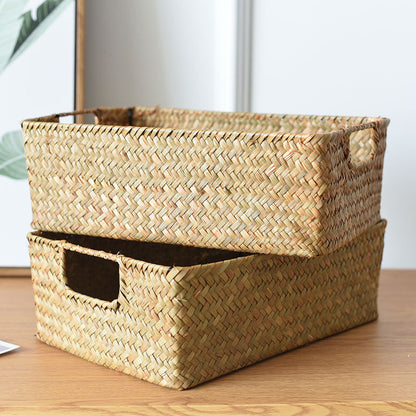 Eco-Friendly Natural Fiber Storage Baskets - Sustainable Home Organization