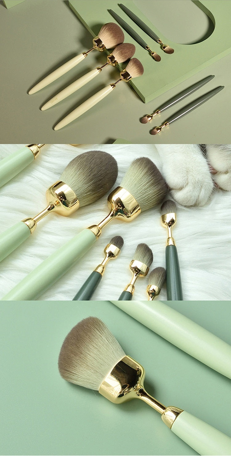 Eco-Friendly Makeup Brush Set - Sustainable Beauty Tools