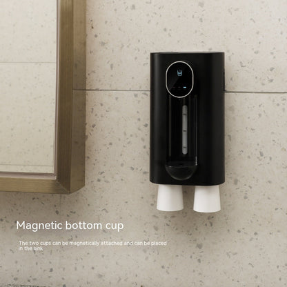 Eco-Friendly Wall-Mounted Mouthwash Dispenser - Sustainable Oral Care Solution