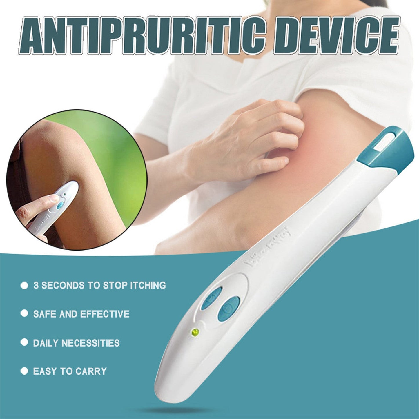 Mosquito Bite Relief Pen - Portable, Eco-Friendly Itch Soother