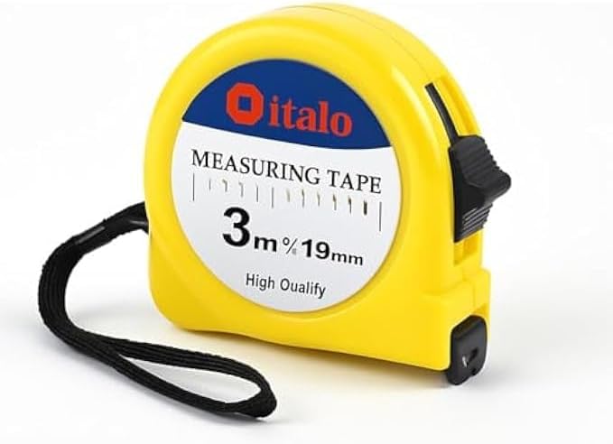 120 Pieces 3m Measuring Tape Retractable Steel Tape Measure 3 Metre Metrics with Lock & Belt Clip Compact Durable Case