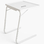 72 Pieces Table Mate II Laptop Tables (Adjustable White Foldable Table with 6 Height Levels & 3 Angle Settings for Home – Office – and Study)