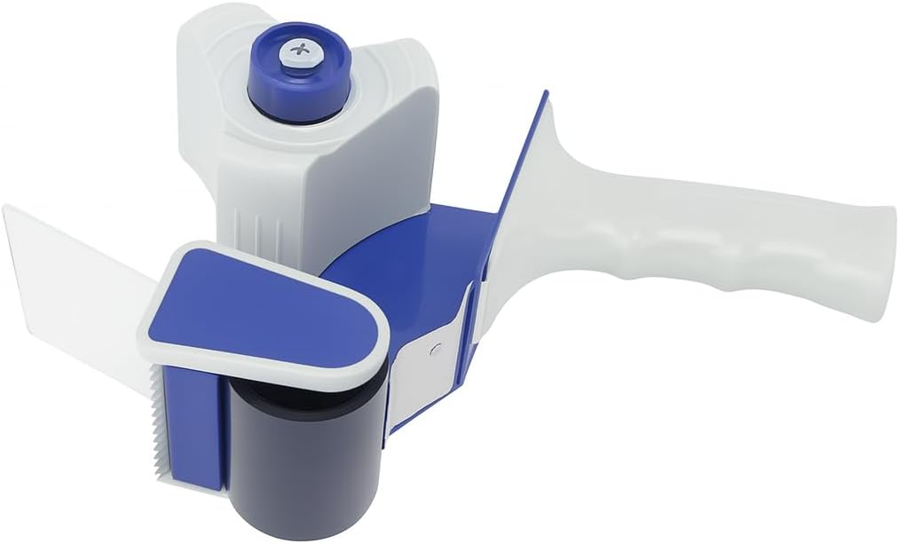 Heavy-Duty Packing Tape Dispenser Gun – Adjustable Tension Control, Comfortable Grip, Easy Tape Loading for Efficient Sealing – Ideal for Shipping, Moving, and Warehouse Packaging