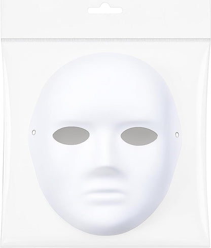 Painting Mask 24cm x 19cm White for Art Projects and DIY Crafts