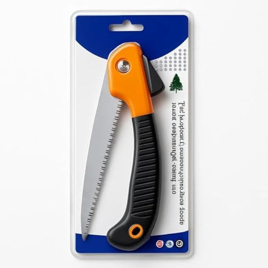 Garden Saw Black - Hand Pruning Saw for Garden Branches and Trees, Pruning Tool for Landscaping and Tree Cutting