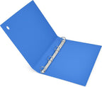 120 Pieces Level File 1 Pieces with 4 Holes (34cm x 25cm – Blue for Home and Office Use)