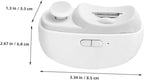 72 Pieces Electric Nail Trimmers (Safe Fingernail Clipper – Rechargeable Nail Filer – Automatic Nail Scissors – White – Alloy Segment – For Baby)