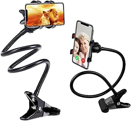120 Pieces Flexible Mobile Stand Holders (Metal – Video Table – Online Class – Desktop – Foldable – Lazy Bracket – Multi Angle – For Smartphones – Assorted Colors)