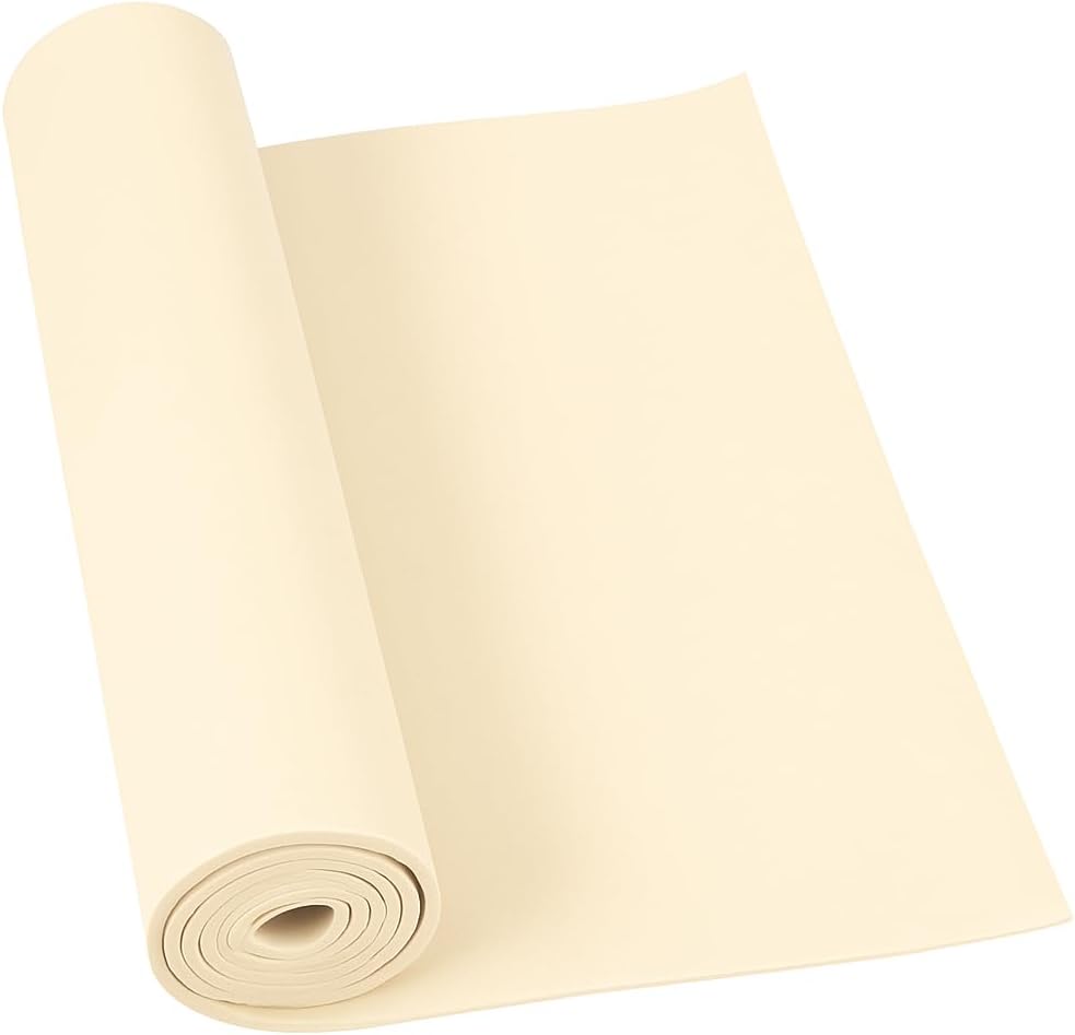 EVA Sponge 60CM x 40CM Light Yellow, Multipurpose Foam Sheet for Crafts, DIY Projects, and Home Use