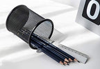 144 Pieces Round Pen Holders (10x8cm Black for Office Desk Organization)