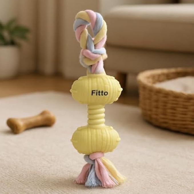 96 Pieces Dog Rope Toys (37x8cm - Assorted Colors Tug Toy Chew Toy Interactive Fetch Toy for Puppies & Dogs)