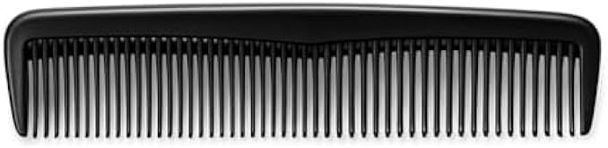 144 Pieces Black Rounded Teeth Plastic Hair Combs (12cm - Pocket Travel Scalp Gentle Detangling Comb)