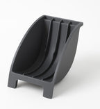 144 Pieces Bowl and Dish Storage Racks (Wide Style Tray Rack – Gun Grey – 18cm x 12cm x 14cm)