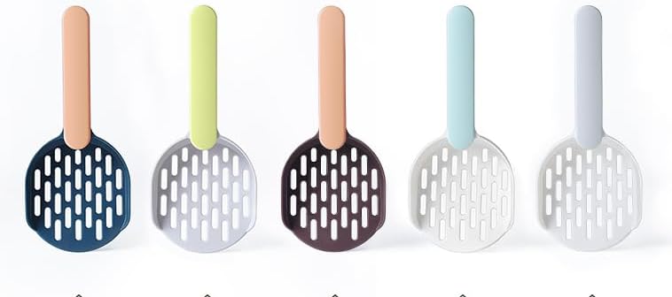 144 Pieces Pet Litter Scoop - Assorted Colors for Easy Cleanup - pack of 1