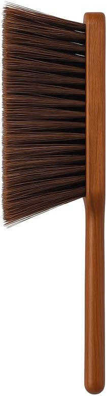 Large Wooden Hand Brush for Cleaning, Big Brown Wood Scrub Brush for Home and Garden Use